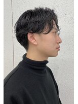 ナル(nalu.)&nbsp;メンズ/メンズパーマ/センターパート