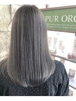 クレドガーデン 吉祥寺店(CRED GARDEN)&nbsp;シアーグレージュアッシュナチュラルストレート/縮毛矯正