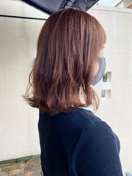 ビール 今泉店(BEER) 【BEER 山崎雄太朗】ピンクアッシュ×ストカールボブ