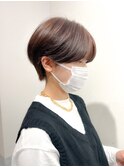 【志村】/マッシュショート/ベージュショート