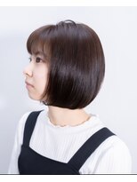 サロン 紫花 &nbsp;ミニボブ×ビターブラウン