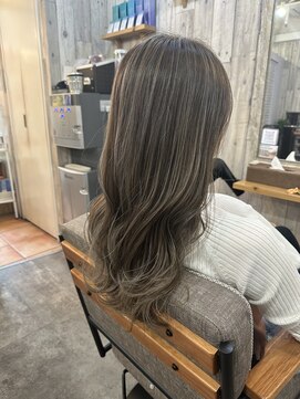 ロア ヘアーコーディネート 三条烏丸店(LoRE hair coordinate) Lore☆グレージュハイライトカラー