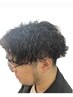 【流行No.1】メンズカット+波巻きパーマ　￥13420 [柏/メンズパーマ]
