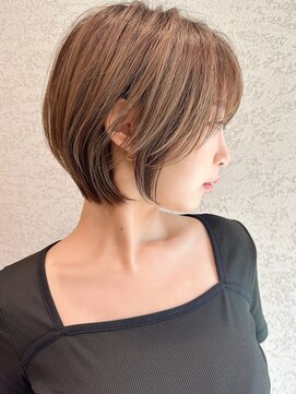 ロンド アンブル 四条烏丸(Lond ambre) 【Lond ambre】川村利幸/大人美人ショート×シルキーベージュ