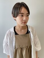 ハルフウェイ(haLfway)&nbsp;センター分けショート