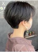 ハンサムショート/アッシュブラック/メンズライク/20代30代40代