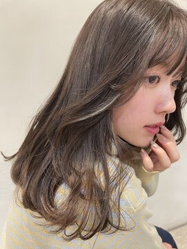 ザックラフィネ(ZACC raffine) 韓国風/オリーブ/アッシュグレージュ/顔まわりカット