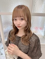 ランド 原宿表参道(LAND)&nbsp;前髪がかわいいミルクティーベージュ