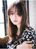 +vivace愛宕+ウザバング!アッシュピンクのレイヤーロングh