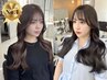 【人気No.1】カット+フルカラー(アディクシー）+前処理￥8500＃レイヤーカット
