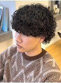 【プードルウルフパーマ】ハードスパイラル マッシュ 名古屋
