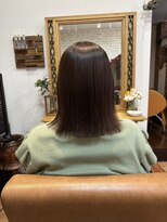 アブティール(ABOUTIR)&nbsp;切りっぱなし×ストレート