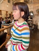 モク 大阪梅田店(MOK) 【重めシルエット】グラデーションボブ