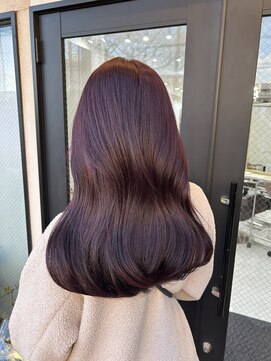 アイズ 横浜(IS) ラベンダーブラウン/ブリーチなし/横浜/髪質改善