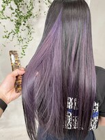 トゥコ(tuco)&nbsp;インナー　カラー　アンブレラ　デザイン　スーパーロング