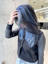 カケル(×.)&nbsp;アンブレラカラー/ローライト/ブルーアッシュ