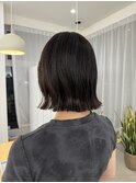 切りっぱなしボブ