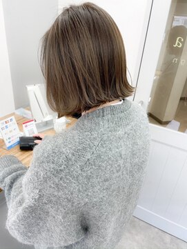 ヴェルダ 池袋店(verda) オリーブベージュ/ブリーチなしダブルカラー/池袋