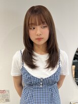 ラミエバイメルト 下北沢(lamie by melt)&nbsp;レイヤーカット透明感カラー顔周り透明感ダブルカラー下北沢