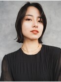 〈s21〉大人ショートハイライト髪質改善キッズカット前髪30代40