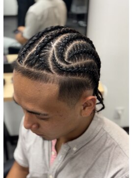 ヌーク 押上店(NooK) コーンロウ/デザイン/メンズ/特殊ヘア