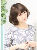 暗髪ボブ