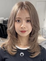 グロウ 恵比寿(grow) 韓国風ミルクティーグレージュカラーベージュブラウン