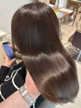 ◎ふんわりベージュ質感再整カラー◎【中川 史菜】