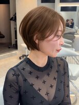 アスター 天神大名店(Aster)&nbsp;ココアグレージュショートボブ/ヘイリーボブ/天神　　　　　　　