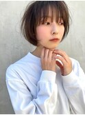 青葉台/ボブ/ナチュラル/ダークブラウン/美髪/ミディアム