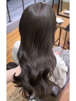 ザ ドッツ(THE DOTS)&nbsp;ブリーチなし　ダブルカラー　オリーブ　ベージュ　グレージュ