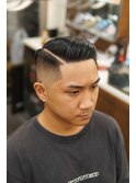 ハイスキンフェードサイドパート