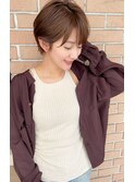 洒落感のある大人可愛いショート【新百合ヶ丘/ショート】
