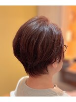 オーオ(OOO) 髪質改善×暖色カラー×ショート
