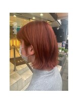 ゼル 新越谷店 ZELE&nbsp;オレンジボブスタイル