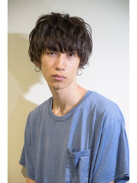 アトリエイトワ(atelier ittowa) スパイキーショート/ブルーブラック/フェザーパーマ/24