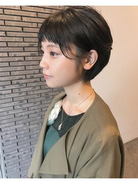 ロティー(loty) 【loty川原一高】眉上バング×ショートボブ