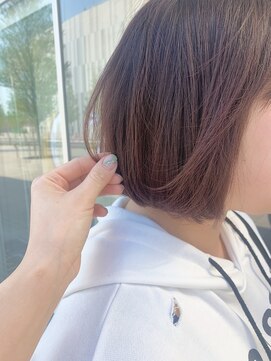 ザ シー 海老名(The C) 【The C 森谷やよい】お手入れ簡単BOB◎ピンクブラウン