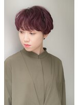 ユニオン(union) ショートマッシュ×チェリーレッド