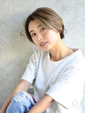 スリーセブントーキョー(Three Seven Tokyo 37) [37tokyo]長めバングのナチュラルショート