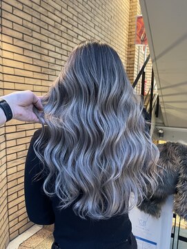 ラフ 難波店(LAFF) #黒髪#ボブルフ#ネビージュ#小顔#ワンレン