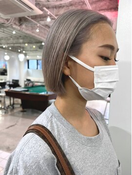 デート 下北沢(DATE) ダブルカラーグレージュカラーケアブリーチハイトーンカラー韓国