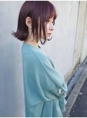 外ハネボブ/ラベンダーカラー