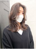 【Anli☆岩瀬萌】オリーブブラウン コッテリカラー ワンホンヘア