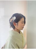 ゆるふあボブヘアアレンジ