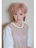 セクションカラー/ペールベージュ/透明感ショート[二子玉川]