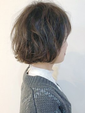 リコ(LIKO) 大人カジュアルショートボブ☆お手入れ簡単/ボリューム/大人ヘア
