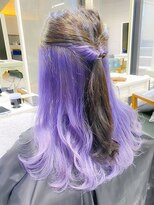 デイズ(days) インナーカラー/ブルーパープル/ネイビーカラー/ブルーシルバー