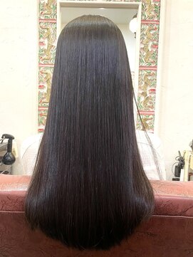 ボタンヘアー 日吉(BoTaN HAIR) 黒髪ロング/ストレート/縮毛矯正