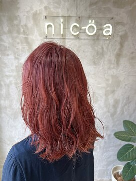 ニコア 千葉(nicoa) 艶ボルドー/フェミニティピンク/ピンクカラー[千葉/千葉駅]